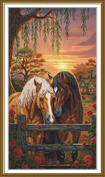 Buy Cross stitch kit Love At Sunset-Sr6303