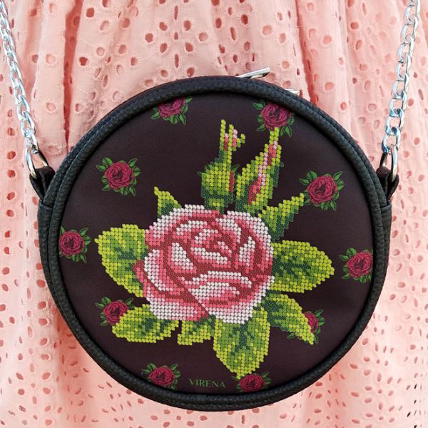 Buy Round Eco leather bag without handle for embroidered decorative element - VBG_103-VBG_103_2