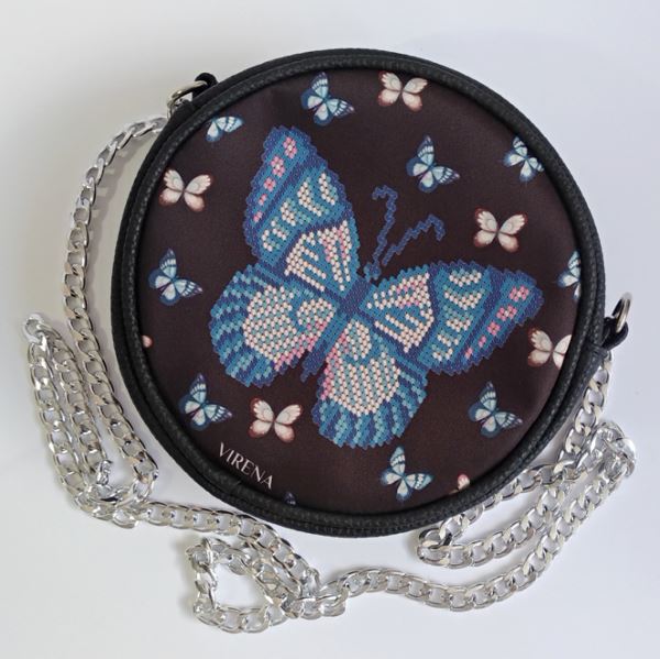 Buy Round Eco leather bag without handle for embroidered decorative element - VBG_104-VBG_104