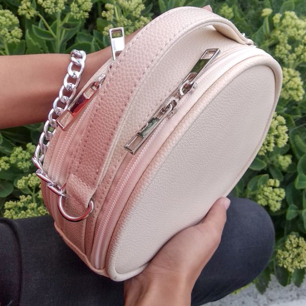 Buy Round Eco leather bag without handle for embroidered decorative element - VBG_110-VBG_110_6