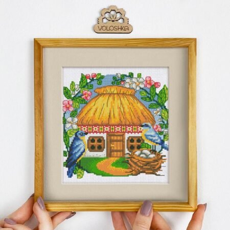 Buy Cross stitch kit - Ukrainian hut-VC_003