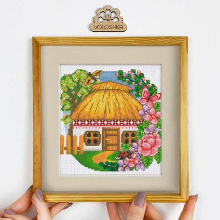 Buy Cross stitch kit - Ukrainian hut-VC_005