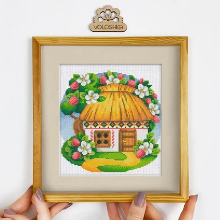 Buy Cross stitch kit - Ukrainian hut-VC_006