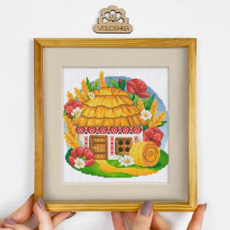 Buy Cross stitch kit - Ukrainian hut-VC_008