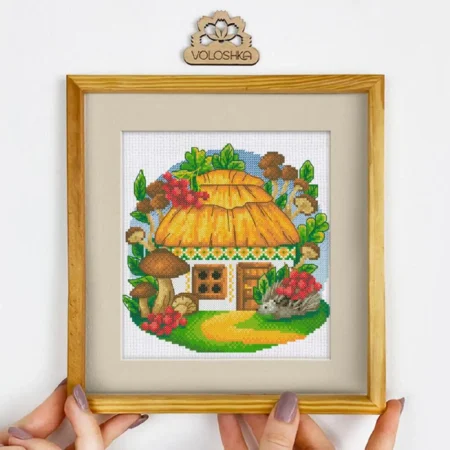 Buy Cross stitch kit - Ukrainian hut-VC_009