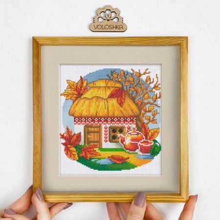 Buy Cross stitch kit - Ukrainian hut-VC_011