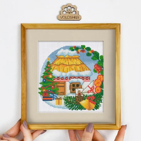 Buy Cross stitch kit - Ukrainian hut-VC_012