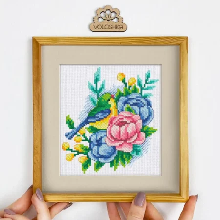 Buy Cross stitch kit - The bird between the flowers-VC_016