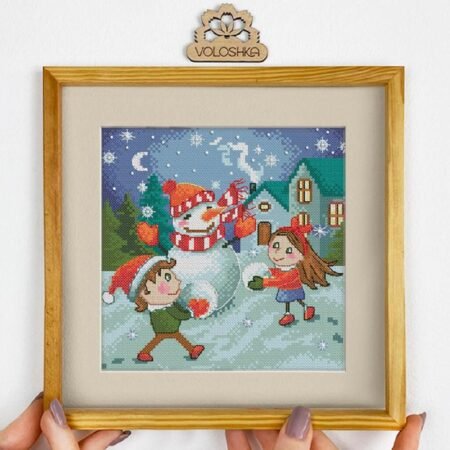 Buy Cross stitch kit - Winter fun-VC_034