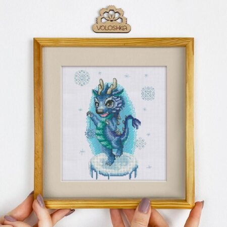 Buy Cross stitch kit - Winter Dragon-VC_038