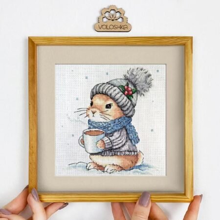 Buy Cross stitch kit - Bunny with a cup-VC_047