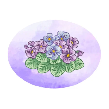 Buy Cross stitch kit - Violets-VCB_004
