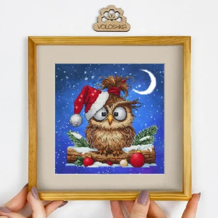 Buy Cross stitch kit - New Year's owl-VCB_006