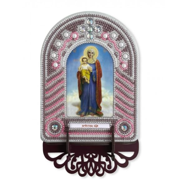 Buy Set for beadwork with a frame - The Blessed Virgin-vk1004_2