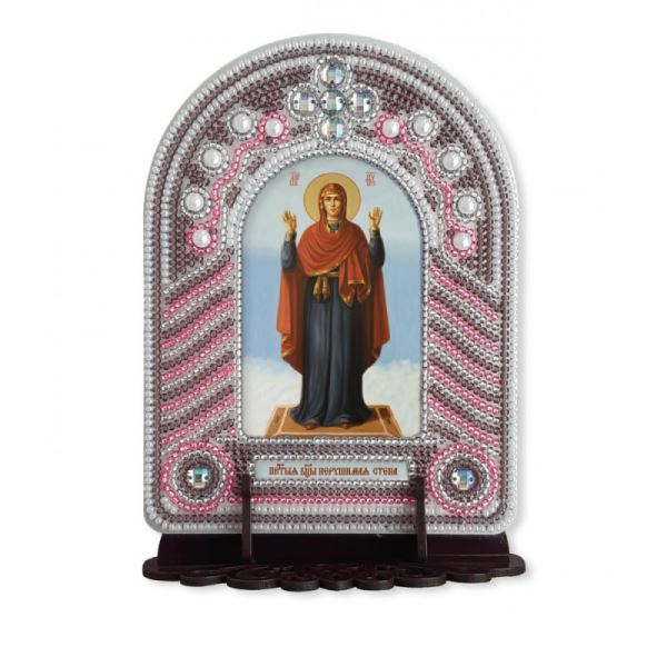 Buy Set for beadwork with a frame - Mother of God the Indestructible Wall-vk1016