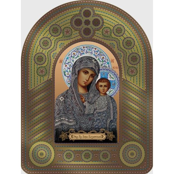 Buy Perforated bases for bead embroidery - Blessed Virgin of Kazan-vkv1002