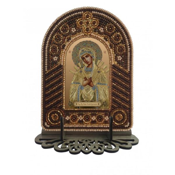 Buy Perforated bases for bead embroidery - Blessed Virgin of the Seven Arrows-vkv1007_2