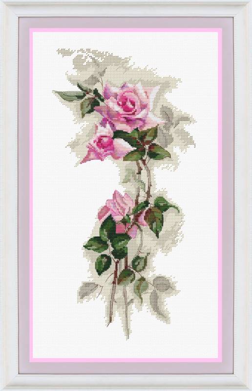 Buy Cross stitch kit Pink tenderness-VN-015
