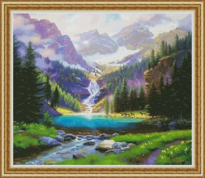 Buy Cross stitch kit Waterfall-VN-040