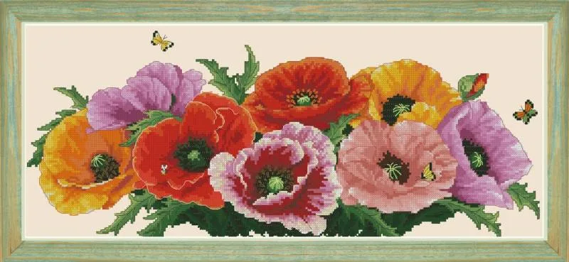 Buy Cross stitch kit Poppy mood-VN-042