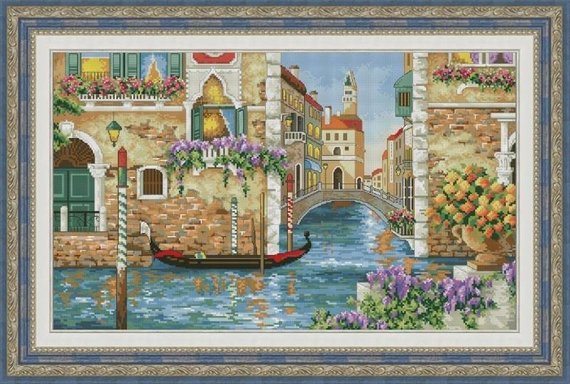 Buy Cross stitch kit Venetian canals-VN-115
