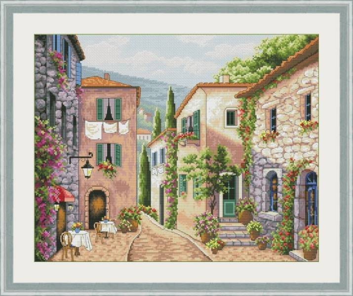 Buy Cross stitch kit Streets of Italy-VN-147