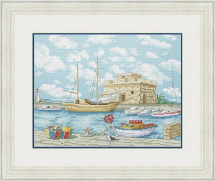 Buy Cross stitch kit Castle by the sea-2-VN-161