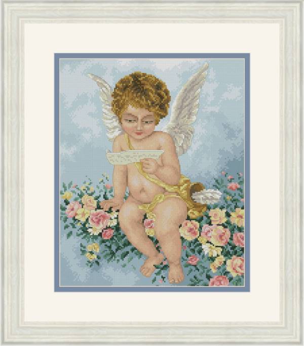 Buy Cross stitch kit Cupid with a letter-VN-171
