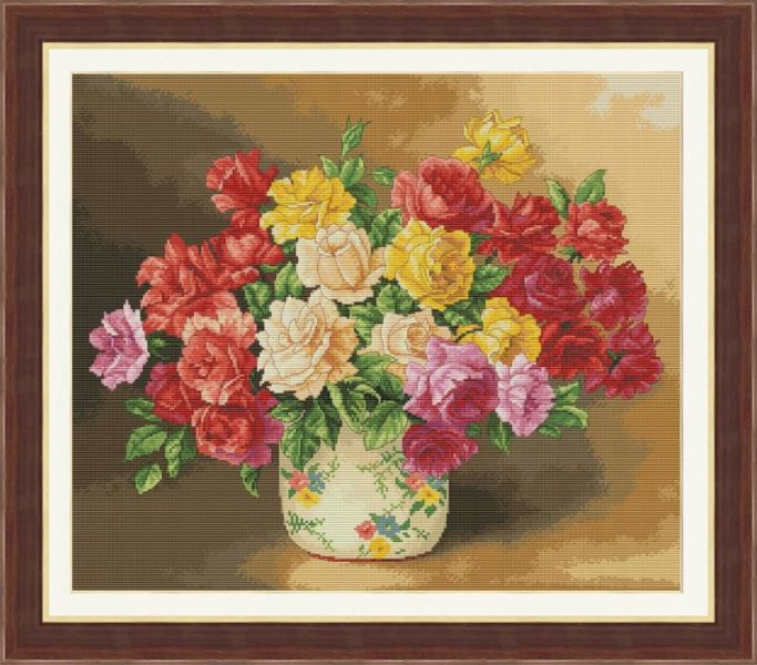 Buy Cross stitch kit Roses-VN-182
