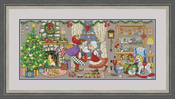 Buy Cross stitch kit Mr. and Mrs. Claus-VN-207