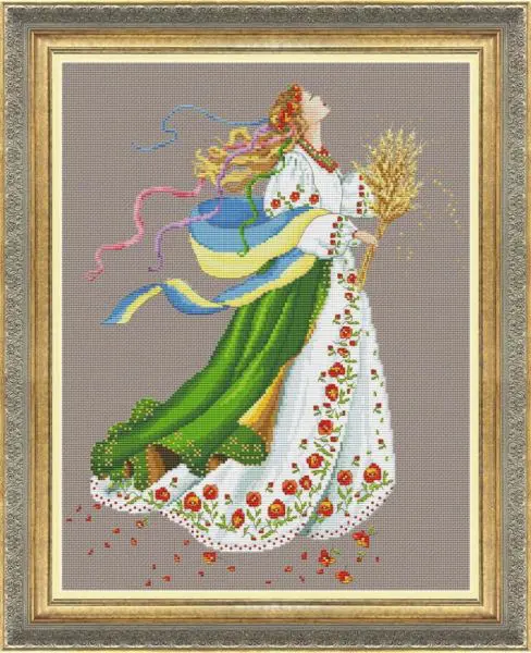 Buy Cross stitch kit Protectress of Ukraine-VN-216