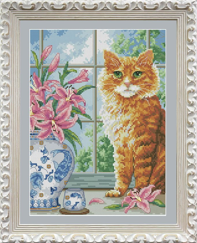 Buy Cross stitch kit Red-haired man-VN-218