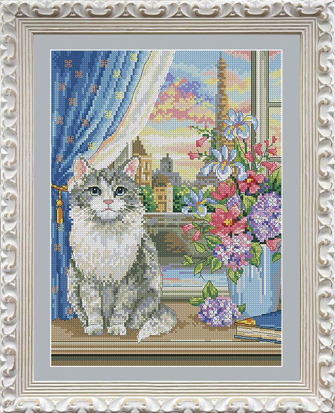 Buy Cross stitch kit Furry traveler-VN-219