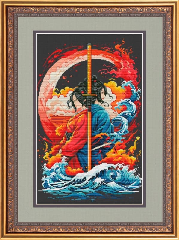 Buy Cross stitch kit Fire and water-VN-224