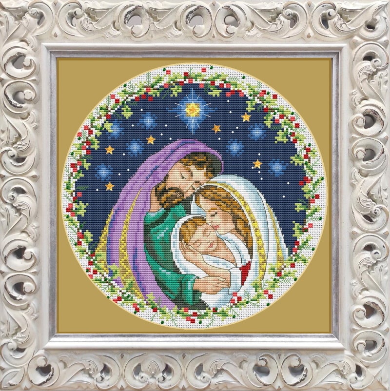 Buy Cross stitch kit Christmas. (Triptych)-VN-230