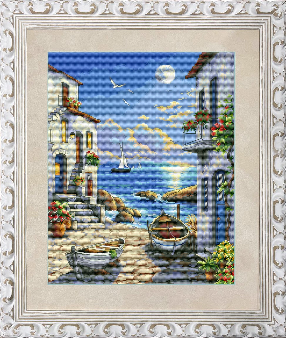 Buy Cross stitch kit Evening coast-VN-236