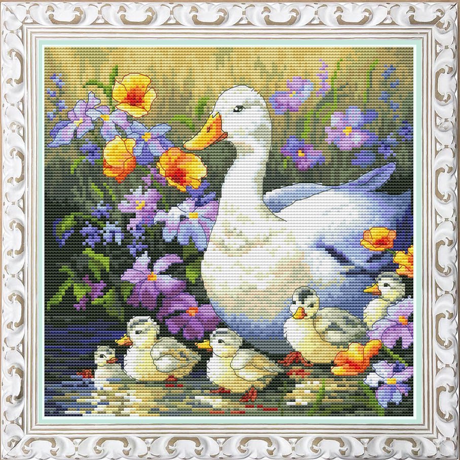 Buy Cross stitch kit Duck family-VN-241