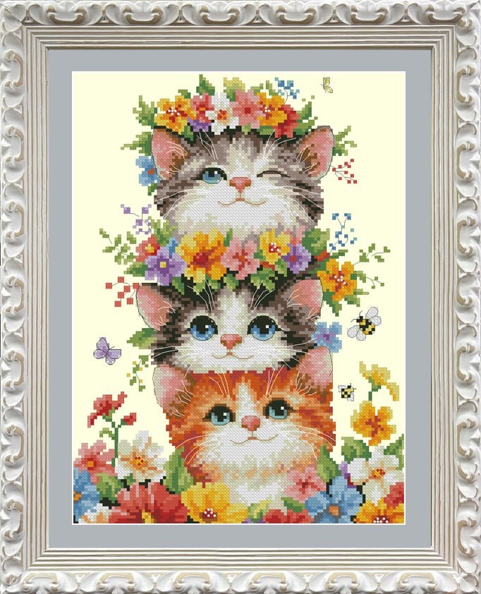 Buy Cross stitch kit Funny friends-VN-254