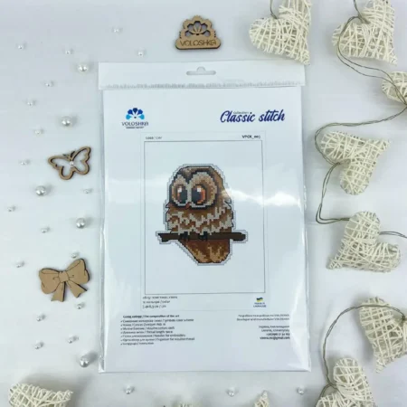 Buy Cross stitch kit on plastic canvas - Owl-VPC_003