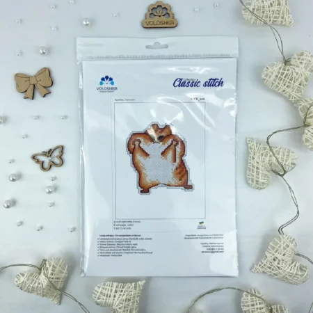 Buy Cross stitch kit on plastic canvas - The hamster-VPC_006