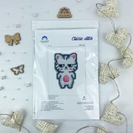 Buy Cross stitch kit on plastic canvas - Cat-VPC_007