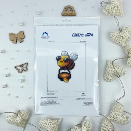 Buy Cross stitch kit on plastic canvas - Bee-VPC_008