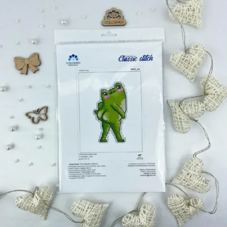 Buy Cross stitch kit on plastic canvas - Frog-VPC_010
