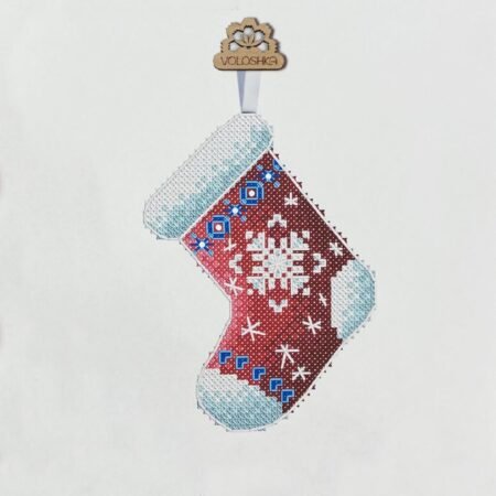 Buy Cross stitch kit on plastic canvas - Sock-VPC_013