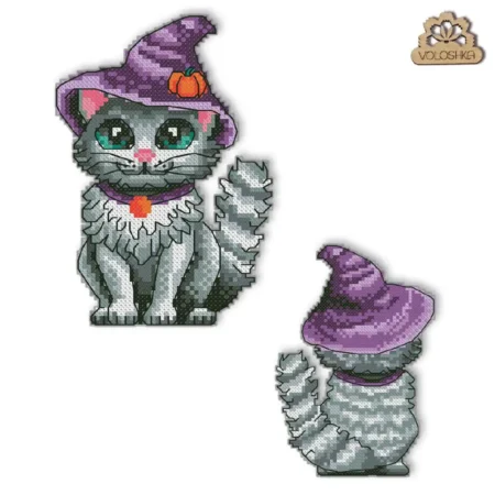 Buy Cross stitch kit on plastic canvas - The cat is in the hat-VPC_026
