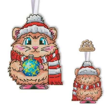 Buy Cross stitch kit on plastic canvas - The hamster-VPC_047