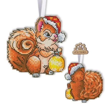 Buy Cross stitch kit on plastic canvas - Squirrel-VPC_049