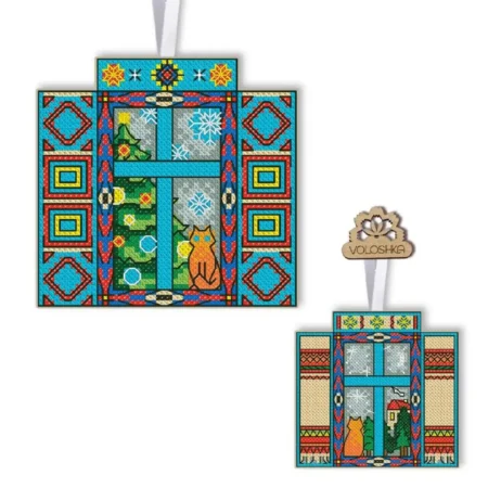 Buy Cross stitch kit on plastic canvas - Window-VPC_050
