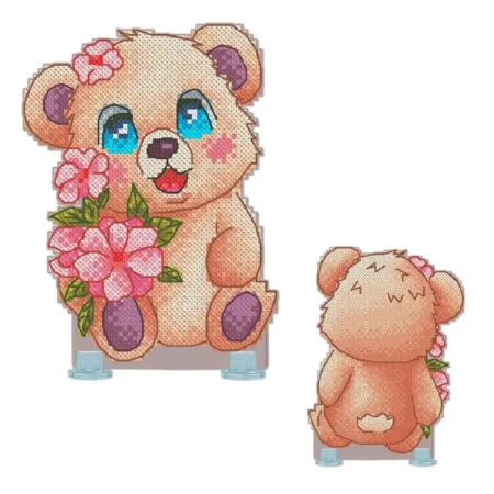 Buy Cross stitch kit on plastic canvas - Bear 9-VPC_065