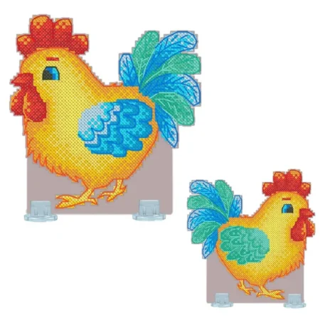 Buy Cross stitch kit on plastic canvas - Rooster Well-VPC_068